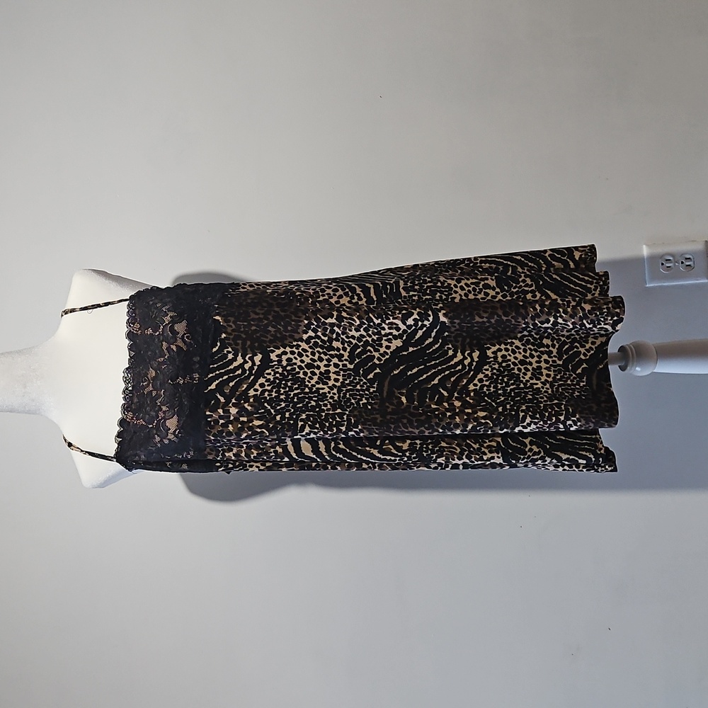George Blue and Tan Animal Print Sleepwear